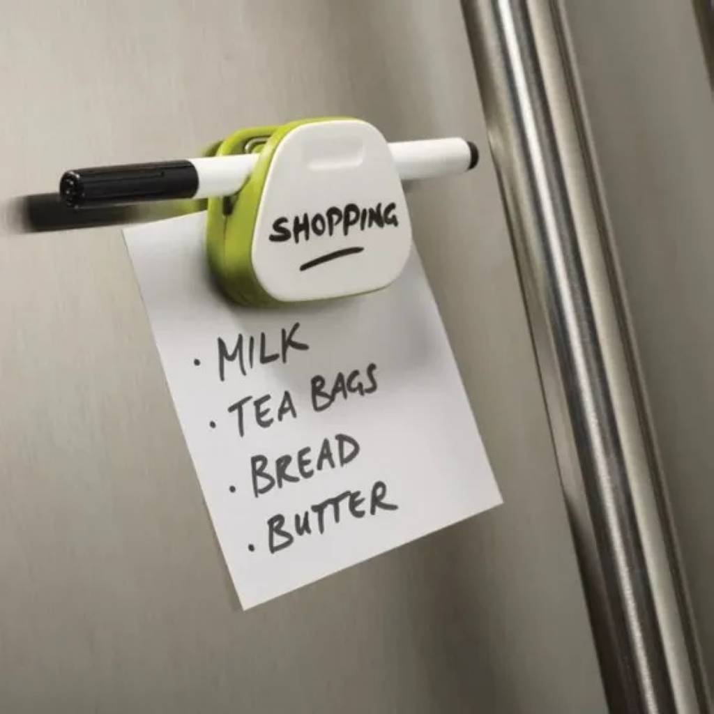 Clip frigo magnetique effacables x 3