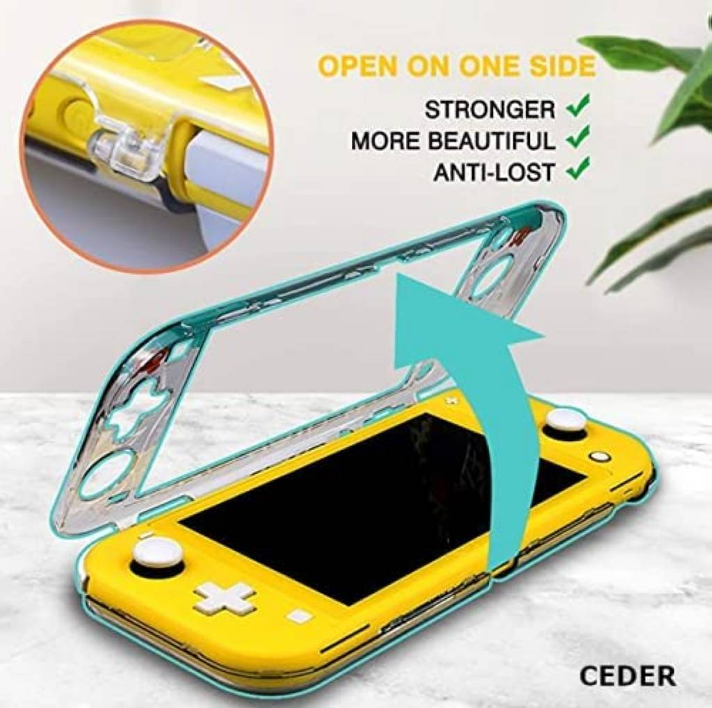 Coque de Protection pour Nintendo Switch Lite Rigide Transparent Antichoc Cover Animal Crossing