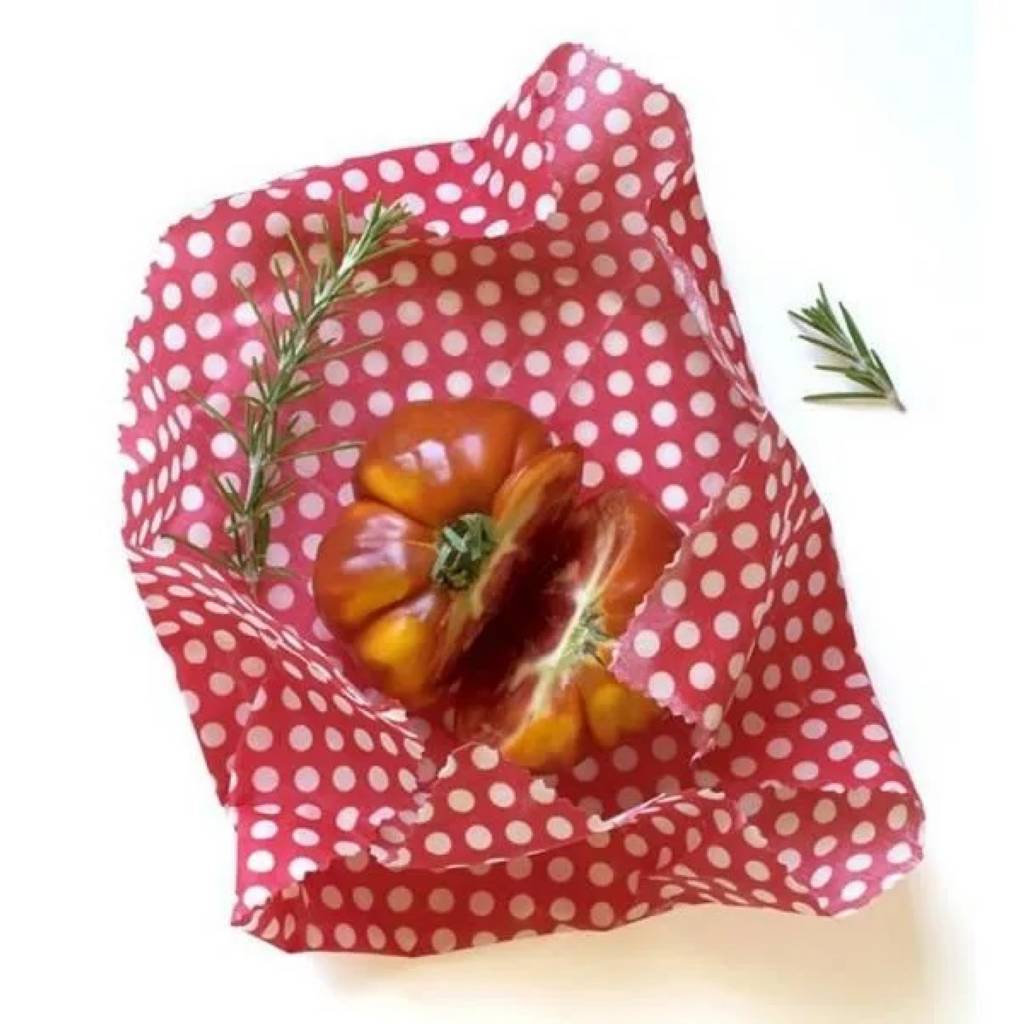 Pebbly - Set 3 Feuilles d'Emballage Alimentaire Cire d'Abeille