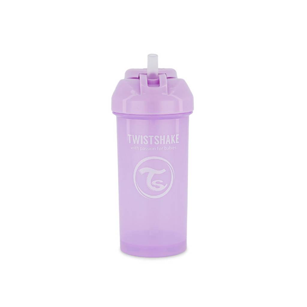 TWIST SHAKE Tasse à paille 360 ml en violet pastel