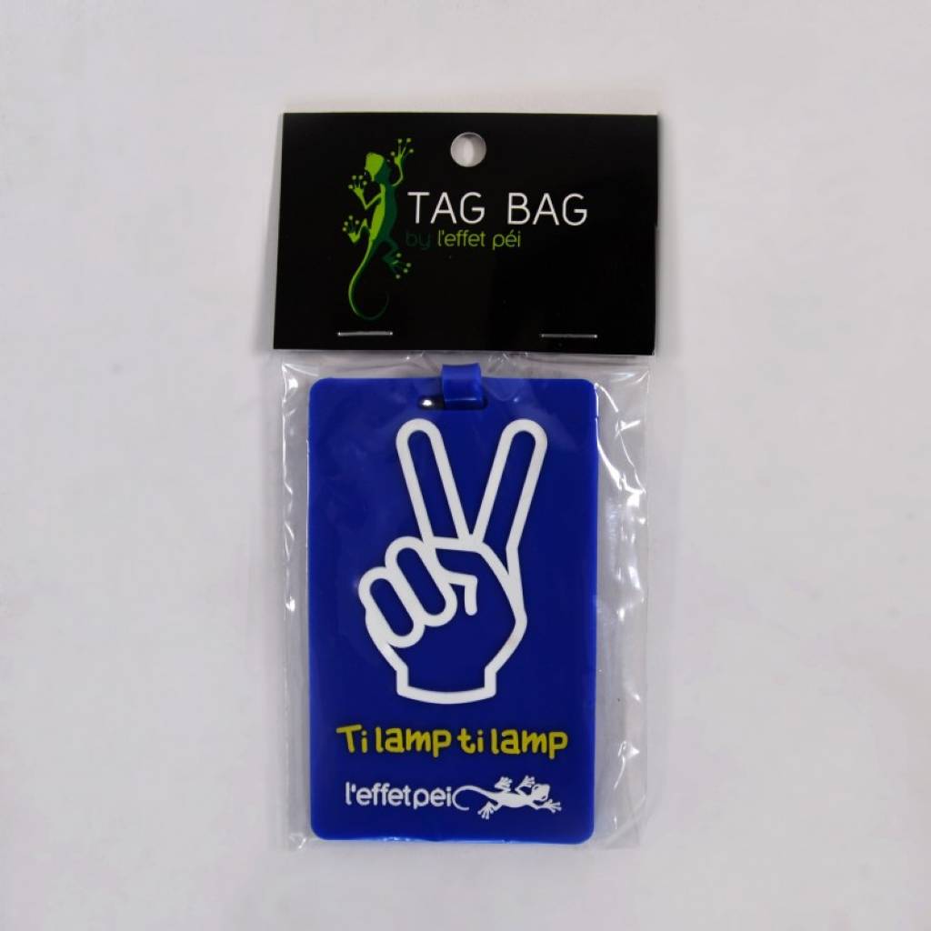 Lot de 2 Tag Bagage (Ti Lamp + allon bat' karé)