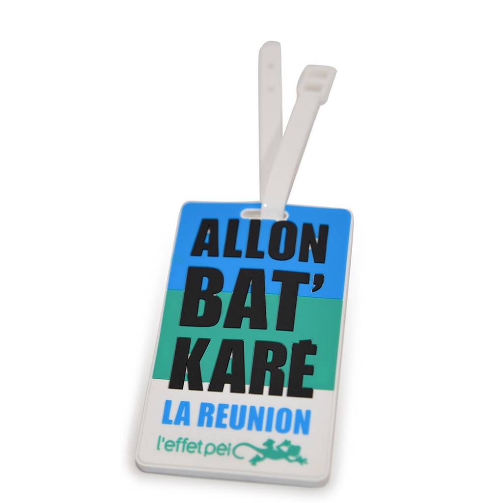 Lot de 2 Tag Bagage (Ti Lamp + allon bat' karé)