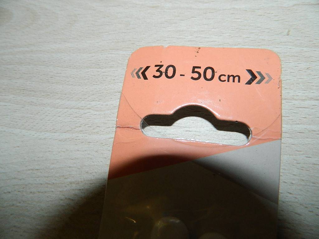 Tringle x2 extensible 30-50 cm avec les crochets