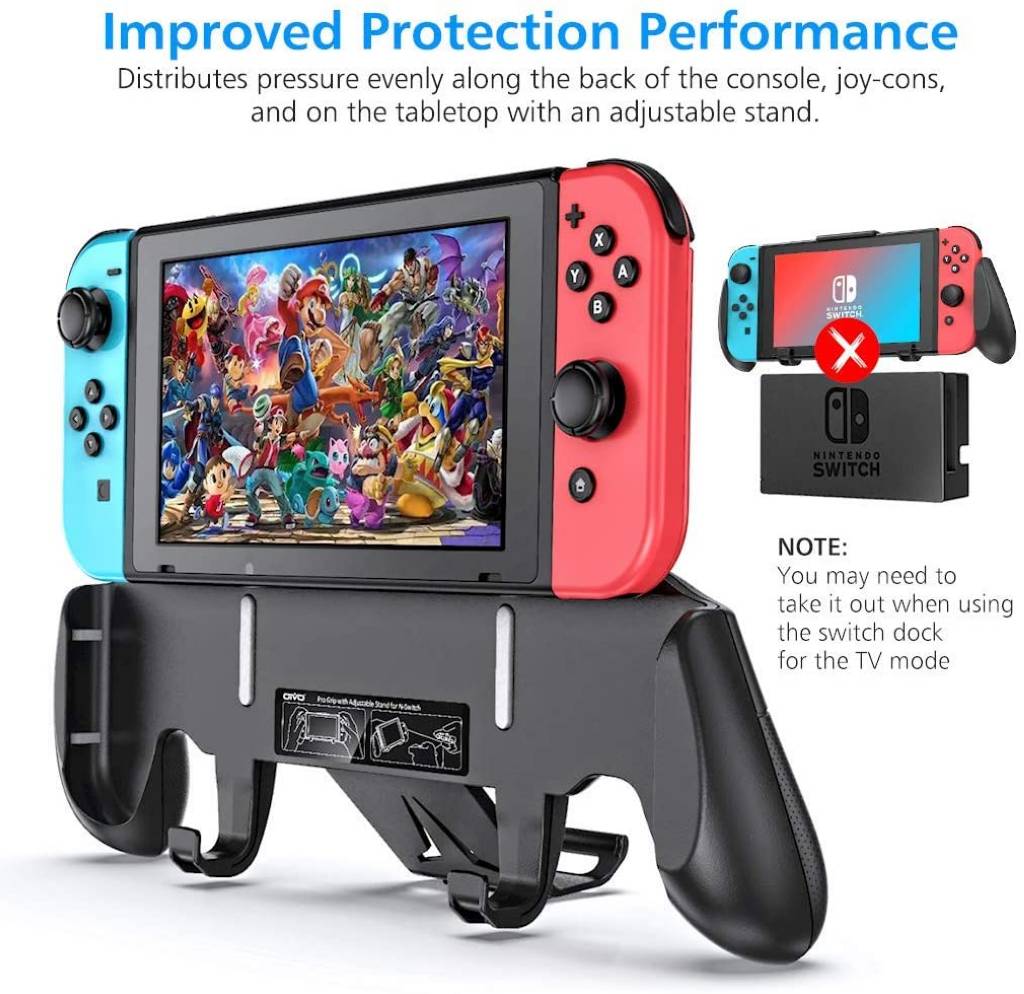 Switch Grip avec support réglable amélioré