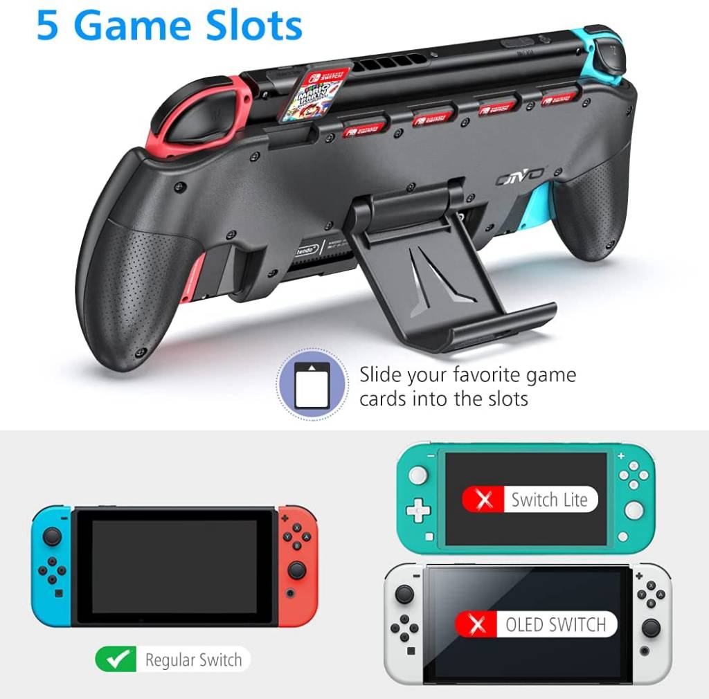 Switch Grip avec support réglable amélioré