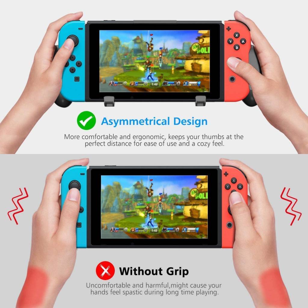 Switch Grip avec support réglable amélioré
