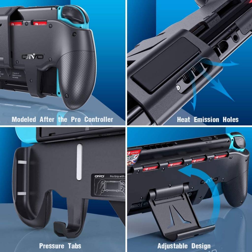 Switch Grip avec support réglable amélioré