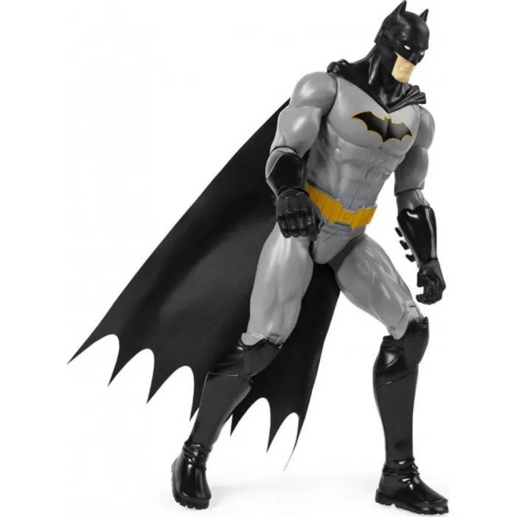 Dc Comics Batman - 6056680 - Figurine 30 Cm - Batman Gris Rebirth - Jeu Jouet Enfant