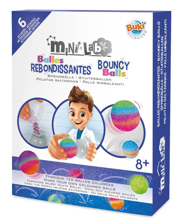 BUKI Mini laboratoire balles rebondissantes