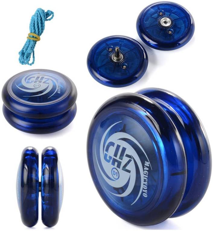 YOYO D1 ABS Sensible Yo-yo Professionnel Pour Jeu De Cordes 2A Bleu
