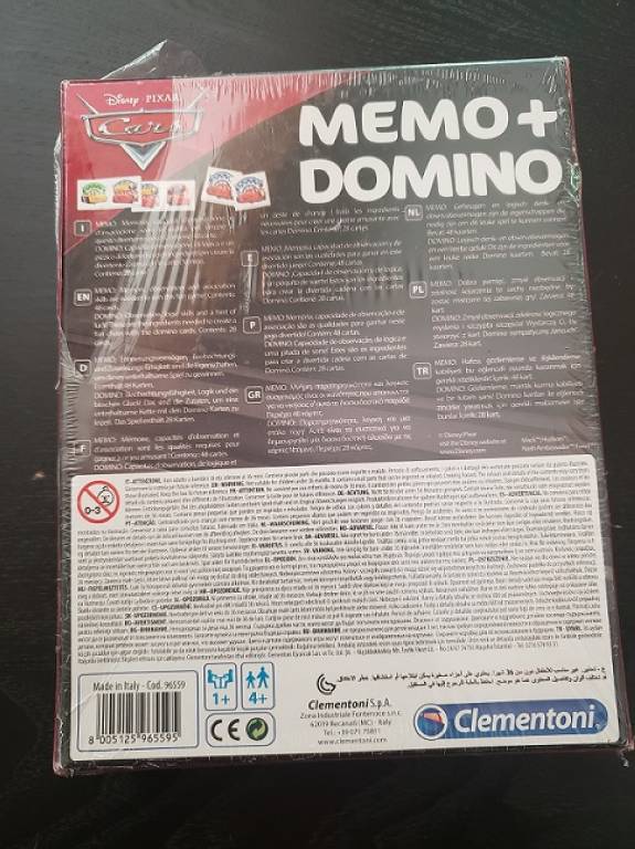 Clementoni - Mémo - Domino Cars