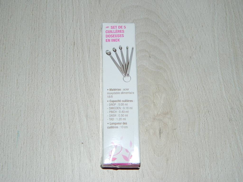 Set de 5 cuillères doseuses en inox